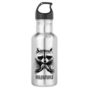 Botella De Agua Raccoon Hijinks