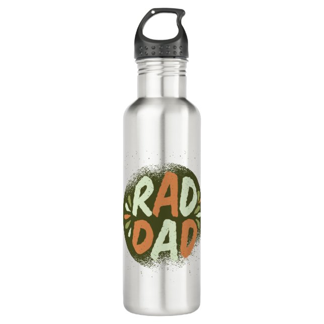 Botella De Agua Rad Dad (Anverso)