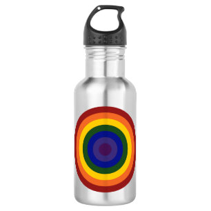 Botella De Agua Rainbow Bullseye