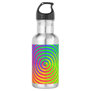 Botella de agua Rainbow Spiral 18oz
