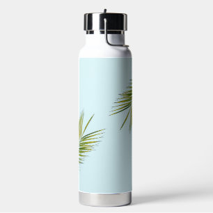 Botella De Agua Rama de árbol de palma