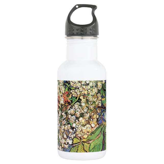 Botella De Agua Ramas de castañas florecientes, Van Gogh (Anverso)