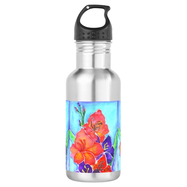 Botella De Agua Ramo de la acuarela (Anverso)
