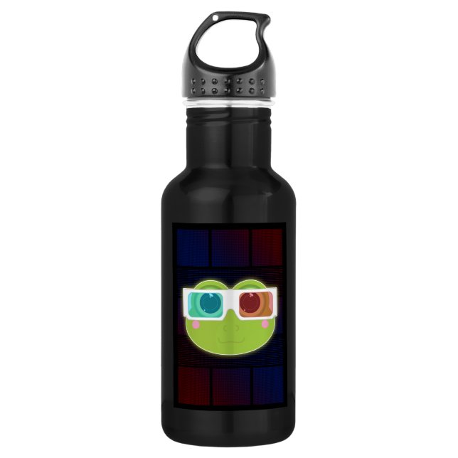 Botella De Agua Rana 3D (Anverso)