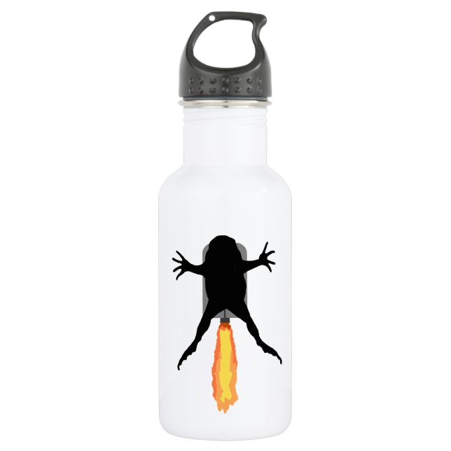 Botella De Agua Rana de cohetes (Anverso)