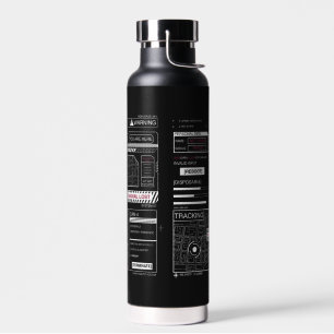 Botella De Agua Rastreo - Diseño de calzado tecnológico-brutal