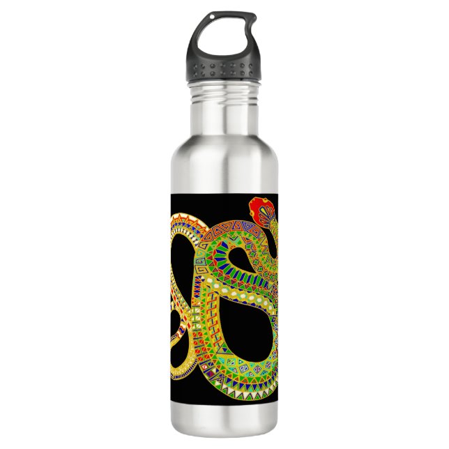 Botella De Agua Rattler del Desierto del Suroeste (Anverso)