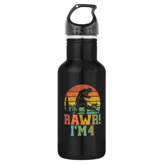 Botella De Agua Rawr Im 4 Dinosaur T Rex 4 Años
