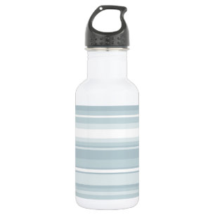 Botella De Agua Rayas azul hielo