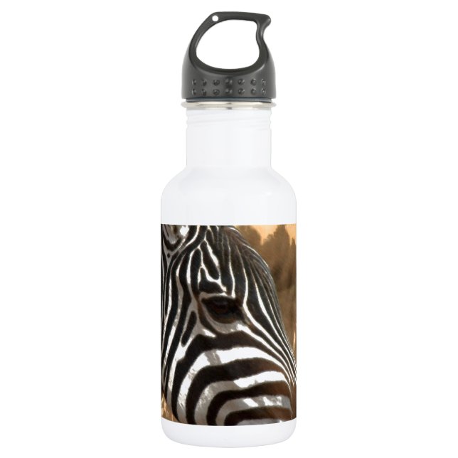 Botella De Agua Rayas de cebra (Anverso)