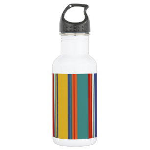 Botella De Agua Rayas de Colores