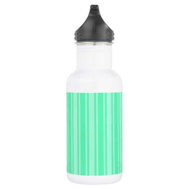Botella De Agua Rayas de dulces verdes de menta (Derecha)