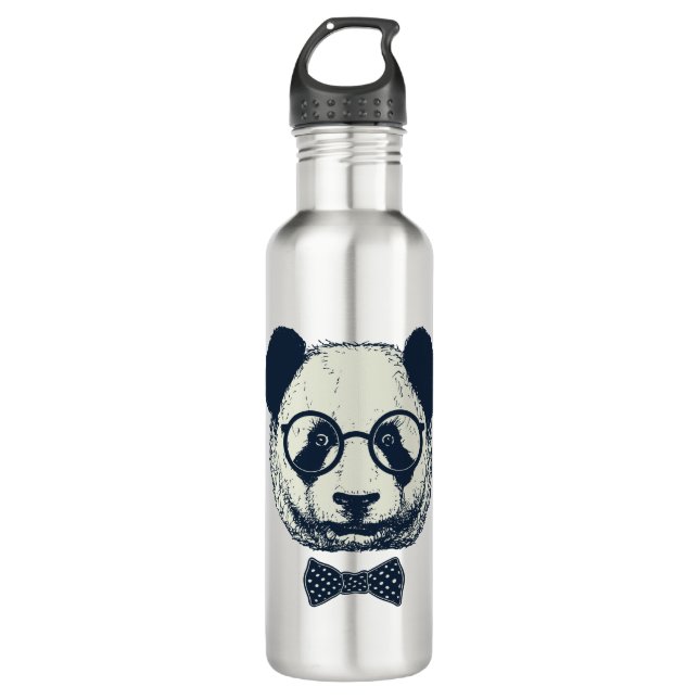 Botella De Agua Rayas de la panda (Anverso)