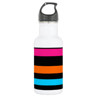 Botella De Agua Rayas de neón