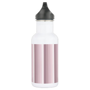 Botella De Agua rayas de sombra de cuarzo Rosa