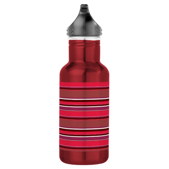 Botella De Agua Rayas rojas (Derecha)