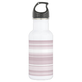 Botella De Agua rayas rosadas de cuarzo Rosa
