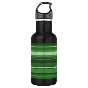 Botella De Agua Rayas verdes
