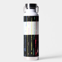 Rayo arcoiris en negro