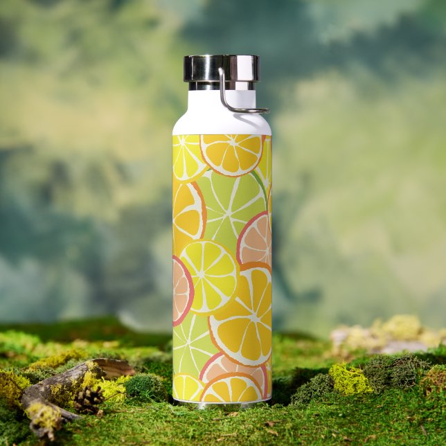 Botella De Agua Rebanada de cítrico de verano (Exterior)