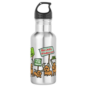 Botella De Agua Rebelión animal