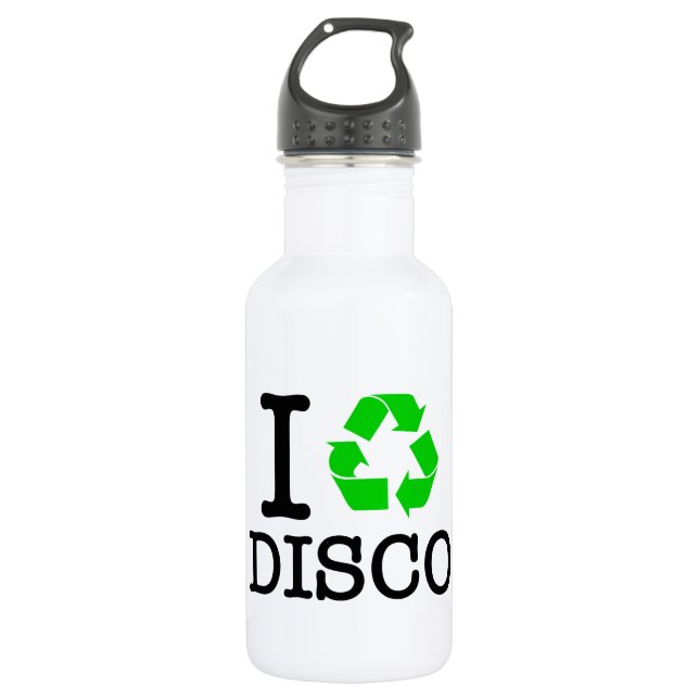 Botella De Agua Reciclar Disco (Anverso)