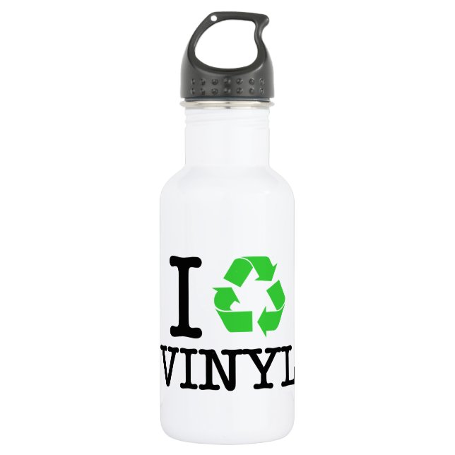 Botella De Agua Reciclar vinilo (Anverso)