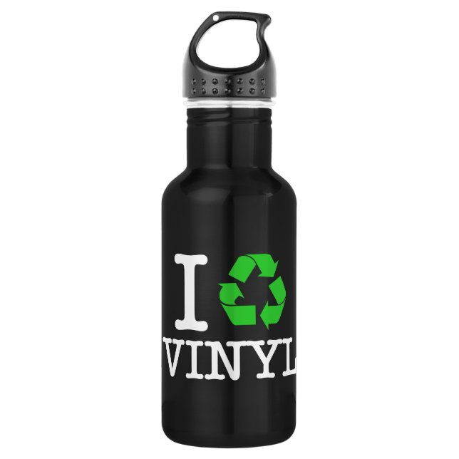 Botella De Agua Reciclar vinilo (Anverso)