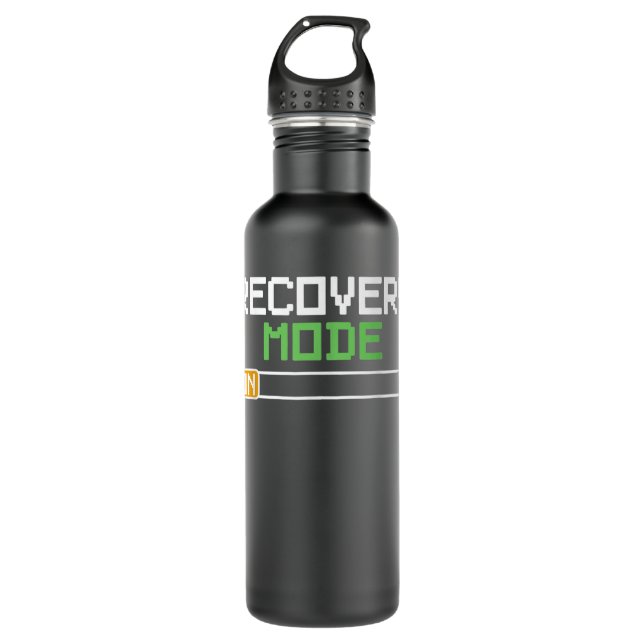 Botella De Agua Recovery Mode On Get Well Gifts Funny Injurys (Anverso)