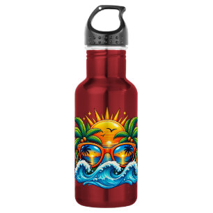 Botella De Agua Recuerdos de Verano Encendido