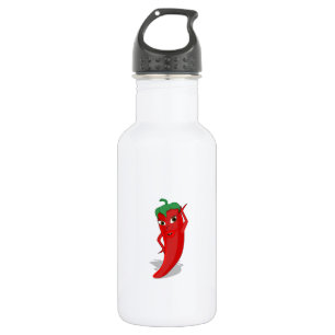 Botella De Agua Red Hot Pepper Diva Stainless