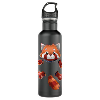 Botella De Agua Red Panda - Pocket