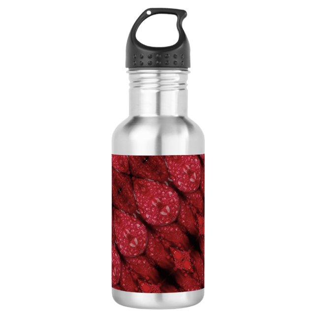 Botella De Agua Red Petunia Ikat Too San Telmo (Anverso)