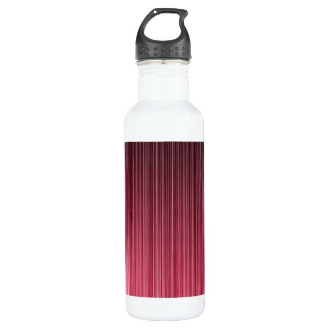 Botella De Agua Red Pinstripe (Anverso)