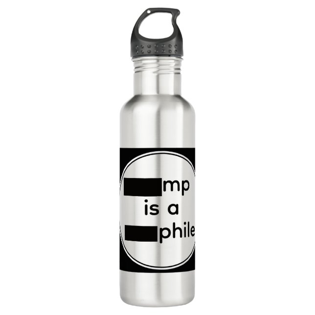 Botella De Agua Redacted Water Bottle (Anverso)