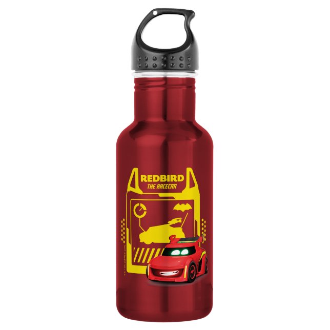Botella De Agua Redbird Batlleras™ - El Racecar (Anverso)