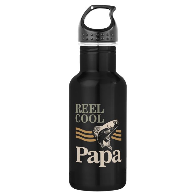 Botella De Agua Reel Guay Papa - Regalos de padre y abuelo (Anverso)
