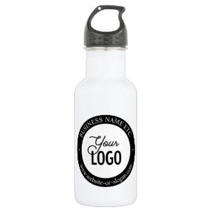 Botella De Agua Reemplazo de logotipo fácil y texto personalizable