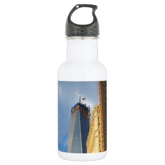 Botella De Agua Reflejos de rascacielos de Nueva York