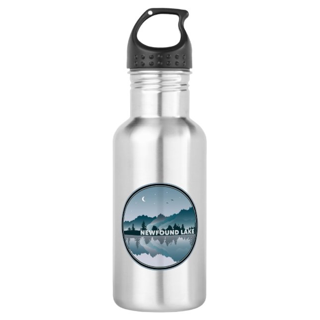 Botella De Agua Reflexión de New Hampshire (Anverso)
