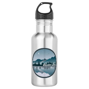 Botella De Agua Reflexión del Gran Lago Colorado