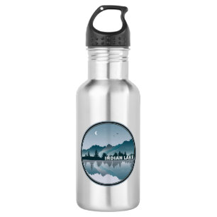 Botella De Agua Reflexión sobre el lago indio en Nueva York