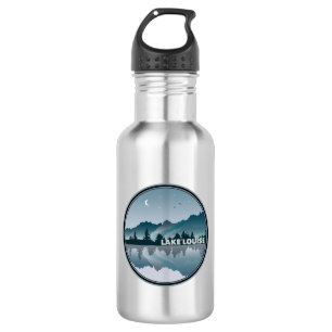 Botella De Agua Reflexión sobre el lago Louise Alberta