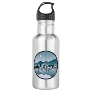 Botella De Agua Reflexión sobre el lago Nantahala Carolina del Nor