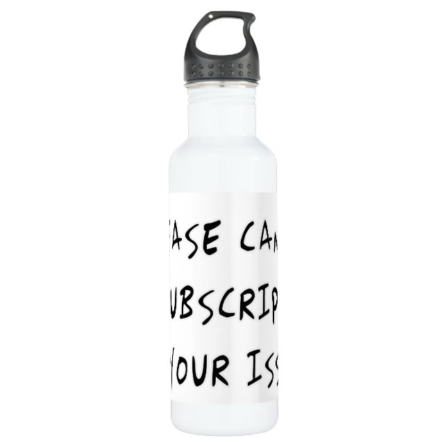 Botella De Agua Refranes divertidos sarcásticos y sarcasmo salado (Anverso)
