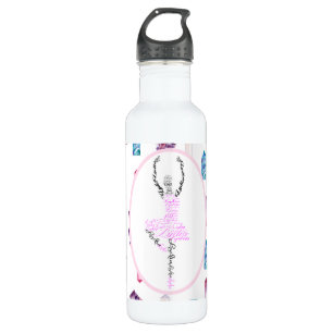 Botella De Agua Regalo de bailarina personalizada Lydia Ballerina