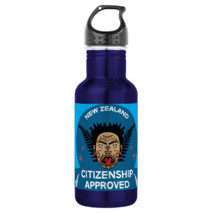 Botella De Agua Regalo de ciudadanía de Nueva Zelanda   Nuevo ciud