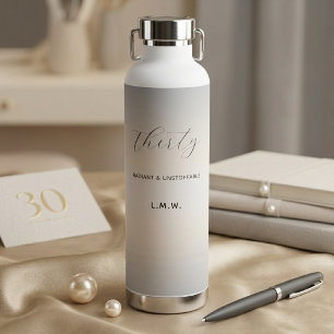 Botella De Agua Regalo de cumpleaños personalizado y elegante con
