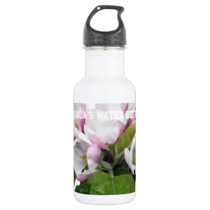 Botella De Agua Regalo de flor de manzano, para cumpleaños, vacaci