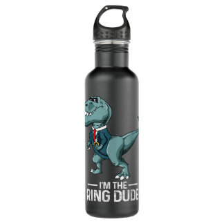 Botella De Agua Regalo de la fiesta de bodas de dinosaurios T-Rex
